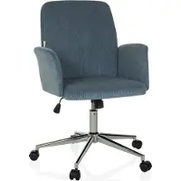 Hjh OFFICE Bureaustoel / draaistoel / kuipstoel SOLAO CORD stof mint