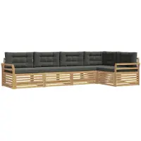 Syfax Buiten bankenset 5 pcs Wit en antracietkleurig