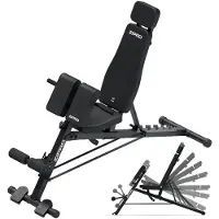 Zipro Core Control verstelbare halterbank - met curl-pult, Romeinse bank, rugsteun, negatieve bank, vlakke bank, krachtstation. Massieve fitnessbank, belastbaar tot 270 kg