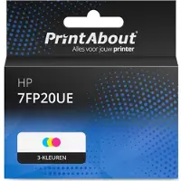 PrintAbout Huismerk HP 7FP20UE (308) Inktcartridge 3-kleuren Hoge capaciteit