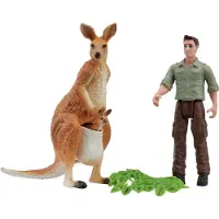 Schleich WILD LIFE Kangoeroetour met de Ranger 81540
