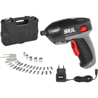 Skil Accu Schroefmachine 4V - Accu Schroevendraaier - Micro USB oplader - Inclusief Koffer & 35 Schroefbits - 2636 AD