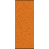 vidaXL Deurmat Oranje en Zwart 120 x 300 cm 100% Polyamide