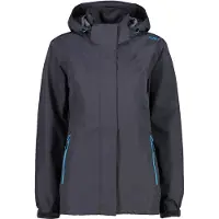 CMP Dames waterdichte jas met capuchon en ventilatie | Maat 2XL