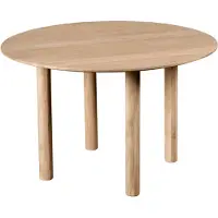 Lewis & Loft Eettafel Lian - Rond ⌀120 cm - FSC-gecertificeerd mangohout - Naturel