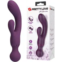 Pretty Love All Rounder - dubbelzijdige G-spot- en clitorisvibrator (paars)