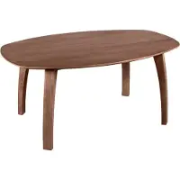 Lewis & Loft Eettafel Luna - FSC gecertificeerd mangohout - Deens ovaal - 160 x 100 cm - Bruin