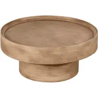 Lewis & Loft Salontafel Luus - FSCmangohout - Rond ⌀80 - Naturel mat