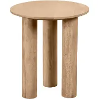 Lewis & Loft Bijzettafel Lian - FSC Mangohout - Rond ⌀40 cm - Naturel