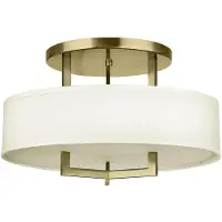 HINKLEY LED Plafondlamp Hampton | 3X E27 Max 60W | Brushed Brass