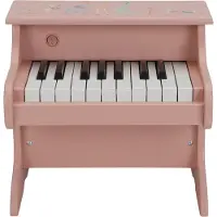 Little Dutch Piano Hout Safari Friends Roze
