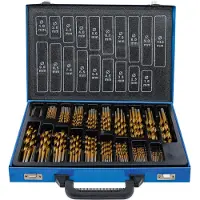 Bgs Boorbitje, Draaiboorset HSS titanium-genitreerd 1 - 10 mm 170 stuks. (1,0-10 mm)