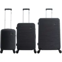 Saxoline Twist Harde Kofferset S/M/L – Zwart - Zwart / Set