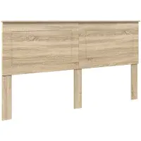 vidaXL Hoofdbord Sonoma Eik 100 cm Geconstrueerd hout