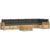 Syfax Buiten bankenset 7 pcs Wit en antracietkleurig 79 x 79 x 37 cm
