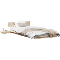 vidaXL Bedframe Bruin 100 x 200 cm Hout