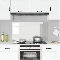 vidaXL Keukenachterwand Doorzichtig 120 x 60 cm gehard glas