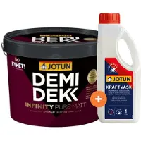 Jotun Demidekk Infinity Pure Mat | Dekkende Houtverf Buiten 10 LTR - Kleur|1|2