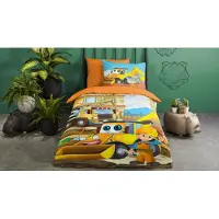 Good Morning Kinder Dekbedovertrek Katoen Building - multi 140x200/220cm
