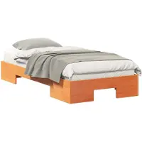 vidaXL Bedframe Bruin 90 x 190 cm