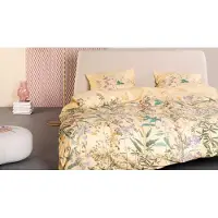 Essenza Dekbedovertrek Augustina Yellow Straw Satijn-200 x 200 / 220 cm | 2-Persoons