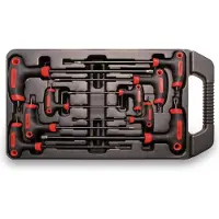 Bgs Schroevendraaierset met T-greep en zijblad T-profiel (voor Torx) met gat T10 - ... (T-profiel)