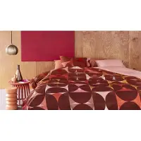 Beddinghouse Dutch Design Dekbedovertrek Redwood Rood Satijn-240 x 200 / 220 cm | Lits-Jumeaux