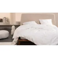 Essenza Dekbedovertrek Palma Wit Satijn-200 x 200 / 220 cm | 2-Persoons
