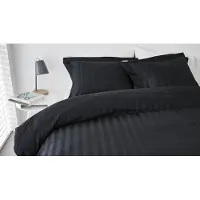 Beddinghouse Dekbedovertrek Shine Black Satijn-240 x 200 / 220 cm | Lits-Jumeaux