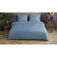 Hip Dekbedovertrek Blue Satijn-140 x 220 cm