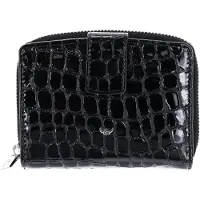 Golden Head Leer portemonnee Cayenne RFID Protect Kombischeintasche mit Riegel 1438 Schwarz zwart