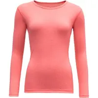 Devold - Breeze Woman Shirt - Merino-ondergoed S, rood