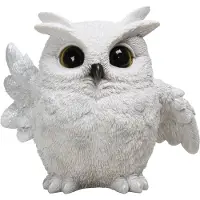 HotAnt Spelende uil wit (Polystone) | | | Partner van Vogelbescherming Nederland