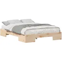 vidaXL Bedframe Bruin 120 x 200 cm