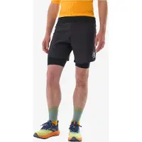 Compressport Trail Racing 2-in-1 Shorts Zwart || Maat: M