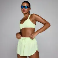 Myprotein MP Dames Tempo Twist Back Sport-BH - Gewassen Limoen - XL
