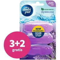 Ambi Pur 3+2 Gratis: Toiletblok Navulling Lavendel & Rozemarijn 3 Stuks