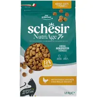 Schesir Monoproteïne Kattenvoer Droog Nutriage 7+ Kip 1,5 kg