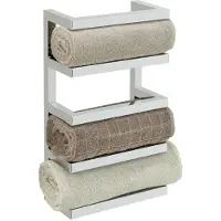 Wenko Wand Handdoekrek Fondiro RVS glanzend 24x42cm - Handdoekhouder - Handdoekenrek - Handdoekstang