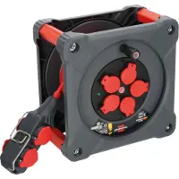 Brennenstuhl Professional Bouwplaats kabelhaspel met Powerblock | KC 3210 5 | IP44 | 33+5m | H07BQ-F3G2.5 - 9212380210