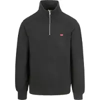 Levi's Sweatshirt 'Original Housemark Quarter-Zip Pullover' rood / zwart / wit