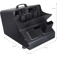 Light4me Big Bubble Blower Machine Zilver Kinderen