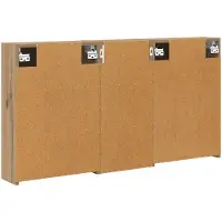 vidaXL Badkamerkast set 3 st 116 x 16 x 62,5 cm Bewerkt hout