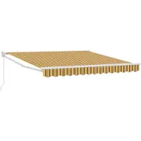 vidaXL Uitschuifbare luifel Meerkleurig 300 x 250 x 165 cm