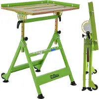 TRUTZHOLM Mobiele Lastafel In hoogte verstelbaar 77-92cm - Kantelbaar tot 90° Inklapbaar - Stalen Laswerktafel Werktafel