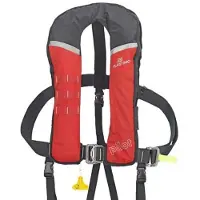 PLASTIMO Pilot 290 Hydrostatic Life Jacket Rood,Zwart