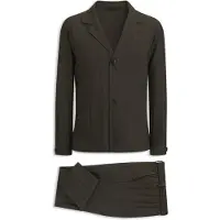BOSS Tweedelig slim-fit pak van seersuckerstof van wolmix