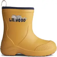 Liewood Regenlaarzen 'Aston' safraan / greige / zwart