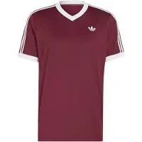 Adidas Functioneel shirt 'CLASSICS' bordeaux / wit
