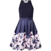 Vila Cocktailjurk 'VICLARA' indigo / poederroze